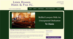 Desktop Screenshot of lhhb-law.com