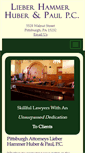 Mobile Screenshot of lhhb-law.com