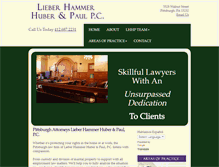 Tablet Screenshot of lhhb-law.com